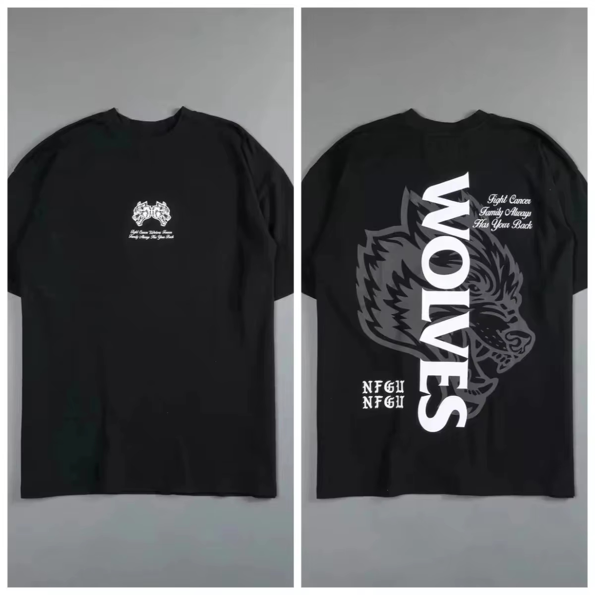 レトロブラックウルフヘッドハイエンドフィットネスストリートフ - Streetwear Brand Clothing のレビューと価格