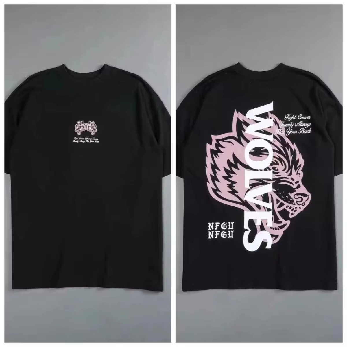 レトロブラックウルフヘッドハイエンドフィットネスストリートフ - Streetwear Brand Clothing のレビューと価格