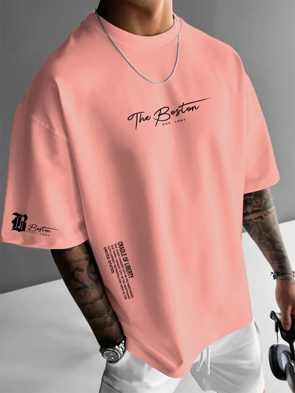 最新の高級メンズブランド、レタープリントTシャツ、100%純 - Streetwear Brand Clothing のレビューと価格