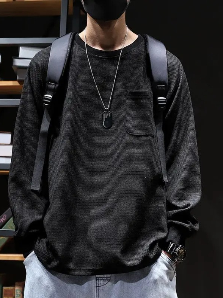 ユニカラーベースレイヤースウェットシャツ高級ブランドストリー - Streetwear Brand Quotes のレビューと価格