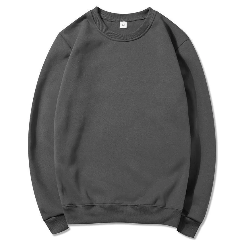 2025 春と秋のファッションブランド無地ラウンドネック長袖 - Streetwear Brand Hoodie のレビューと価格