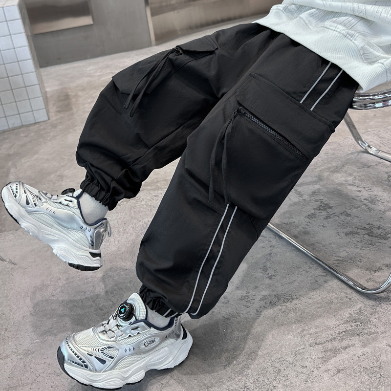 ボーイズカーゴパンツ大ポケットストライプ子供用オーバーオール - Streetwear Outdoor Brand のレビューと価格