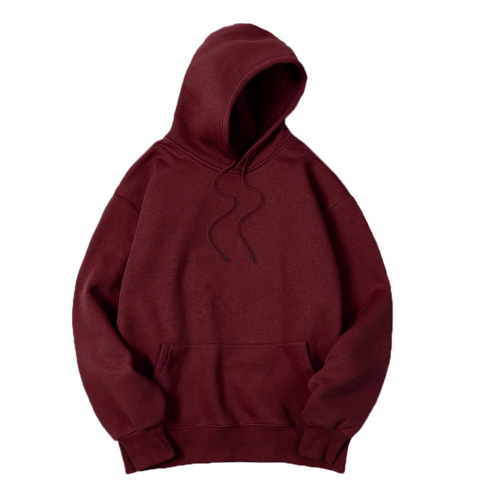 メンズ無地フード付きセーター 暖かいウール製 ファッションス - Streetwear Brand Hoodie のレビューと価格