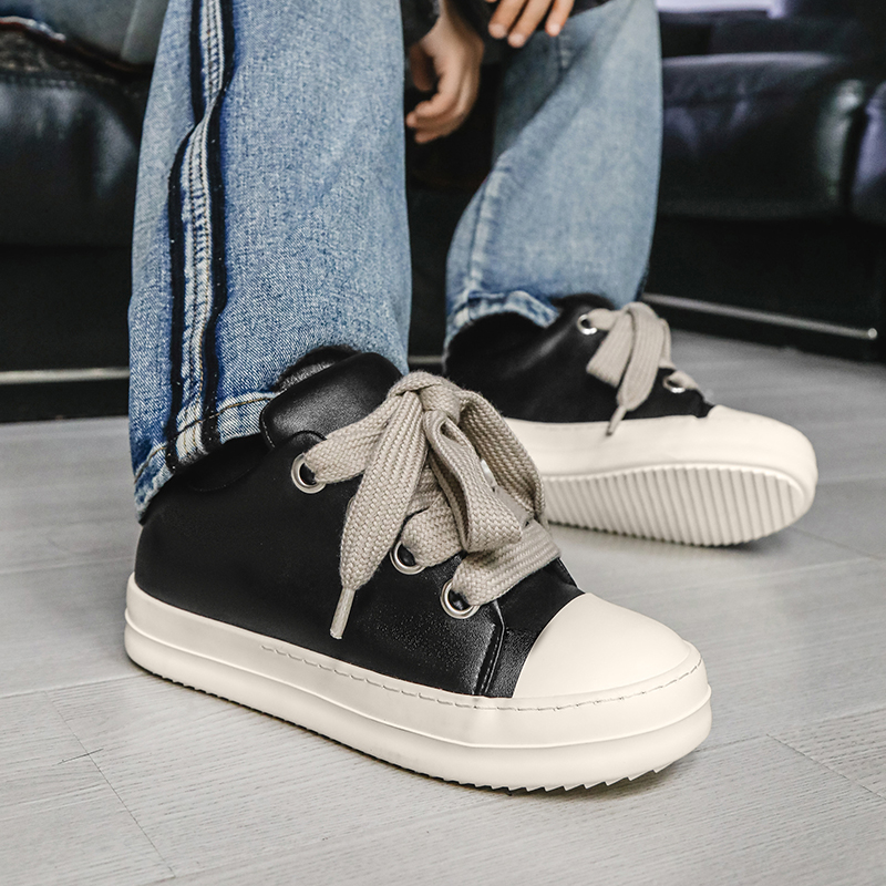 男性靴カジュアルスニーカーファッションストリートスケートボー - Streetwear Outdoor Brand のレビューと価格