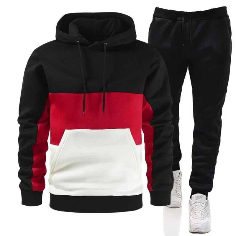 メンズ2点セットブランド秋冬パーカースーツメンズファッション - Streetwear Brand Hoodie のレビューと価格