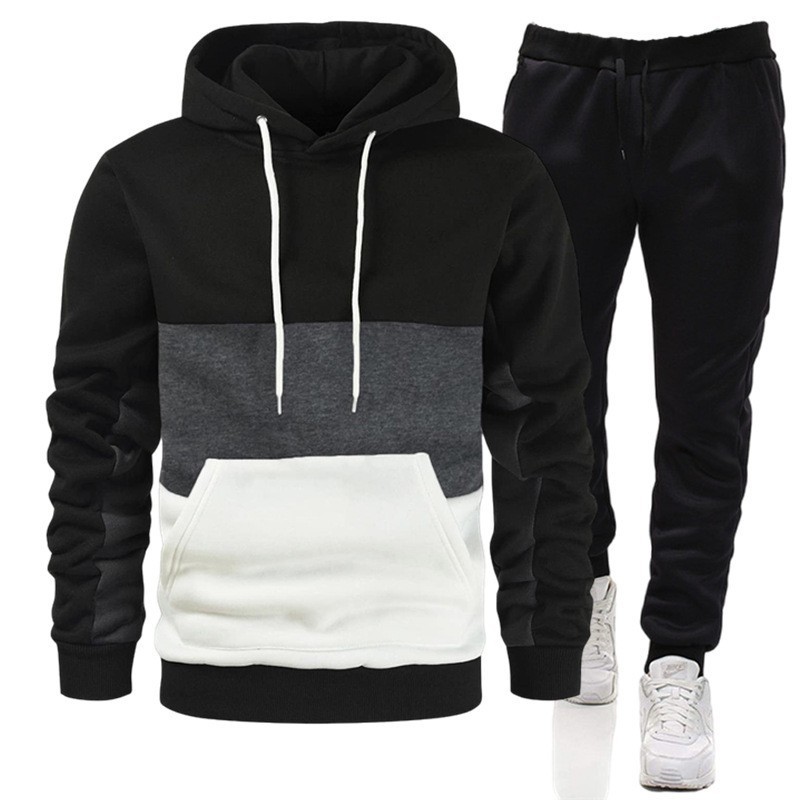 メンズ2点セットブランド秋冬パーカースーツメンズファッション - Streetwear Brand Hoodie のレビューと価格