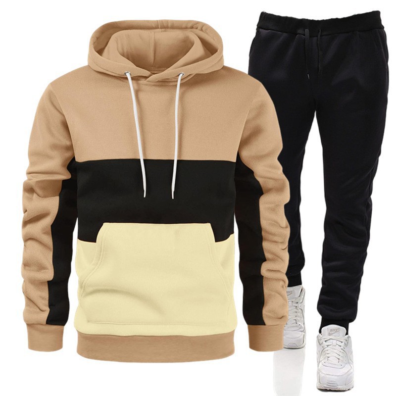 メンズ2点セットブランド秋冬パーカースーツメンズファッション - Streetwear Brand Hoodie のレビューと価格