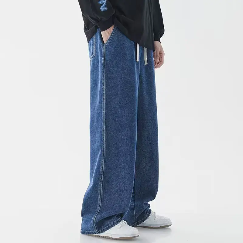 2026 新しいストリートルーズジーンズ男性韓国スタイルのフ - Streetwear Brand Clothing のレビューと価格