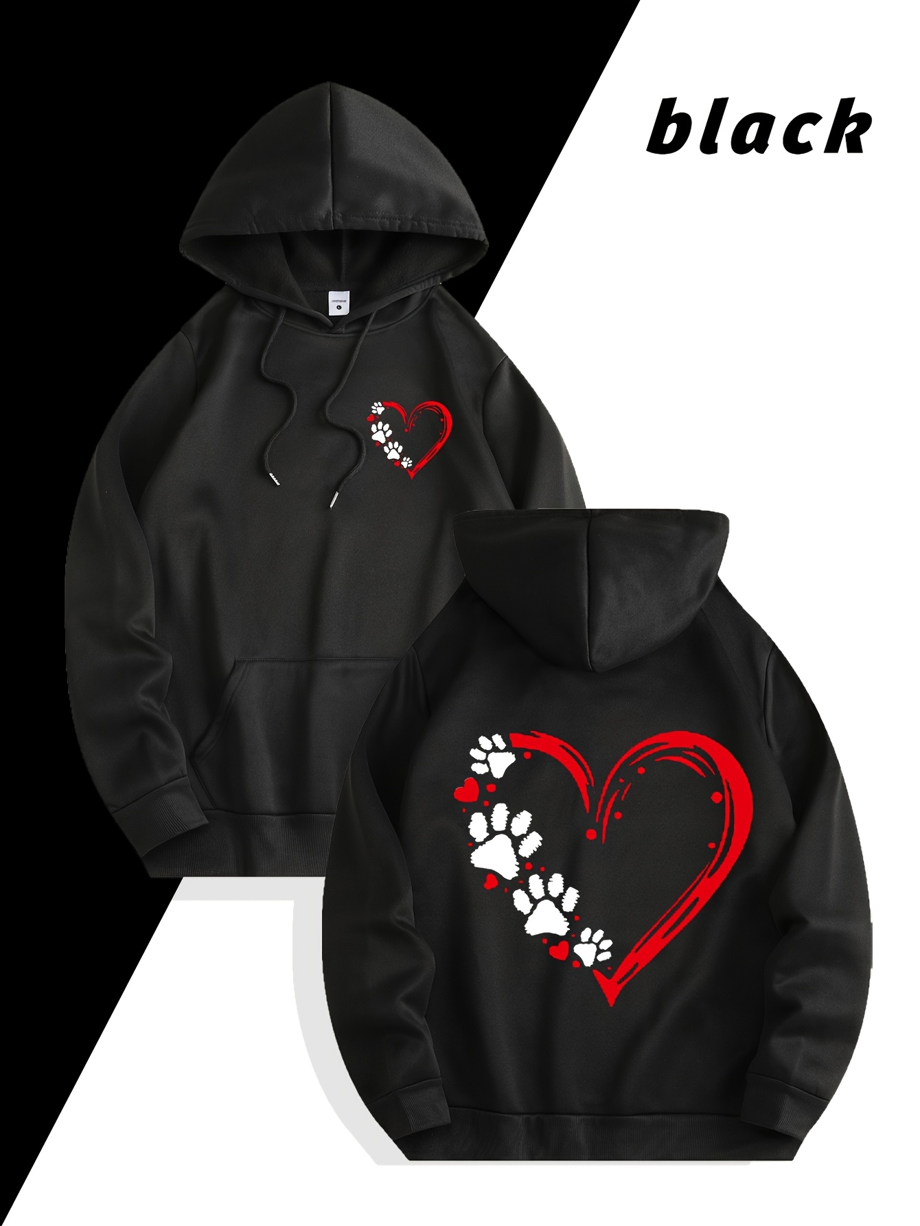 秋冬ストリートウェアブランド ハートプリント メンズスウェッ - Streetwear Brand Hoodie のレビューと価格