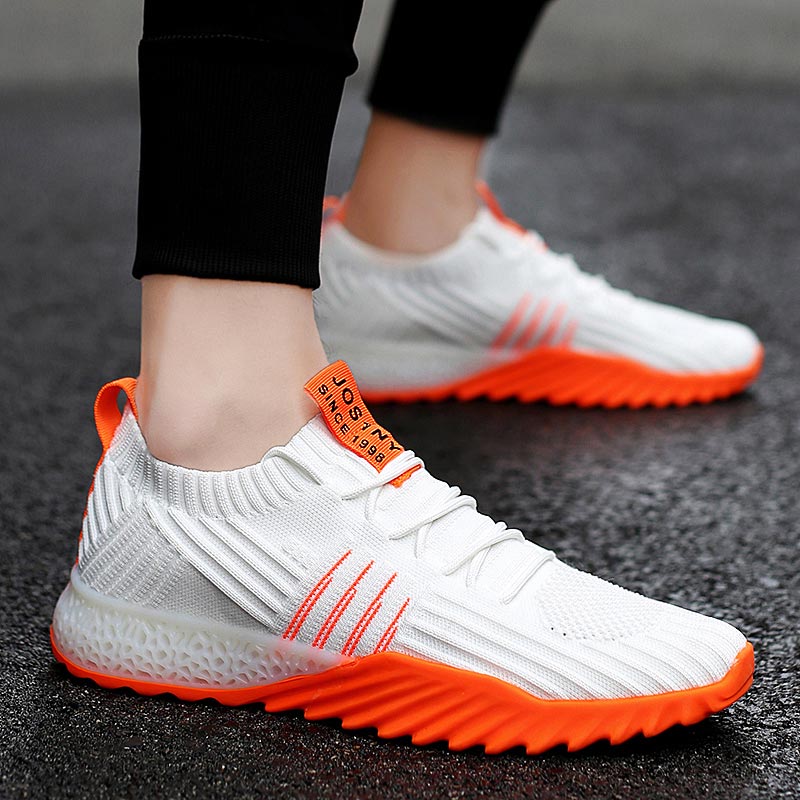 男性と女性のための通気性のあるメッシュスニーカー,スポーツ, - Streetwear Brand Model のレビューと価格